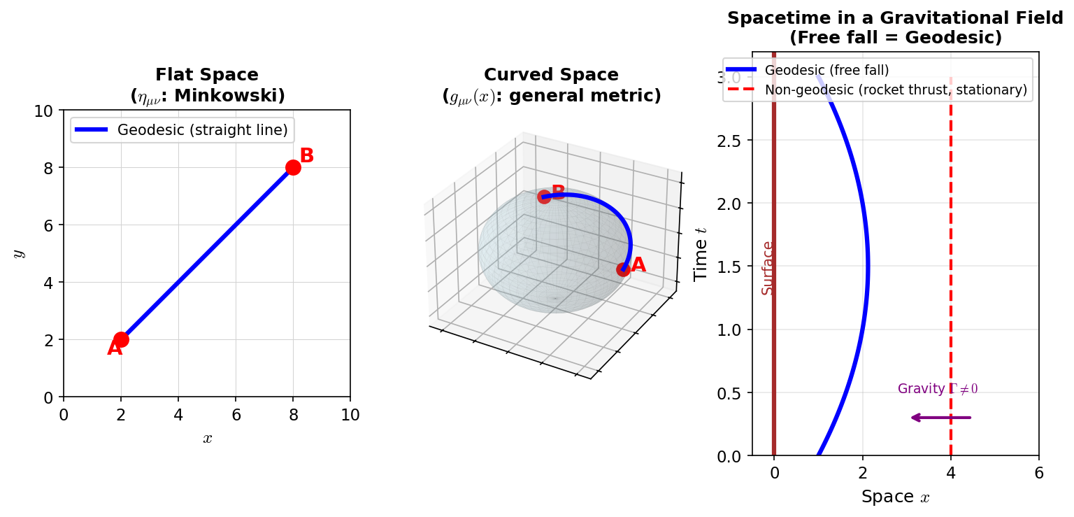 The concept of geodesics